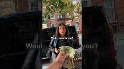 Paying strangers to cook for me #cookingchallenge #cookforme #cooking #newyork