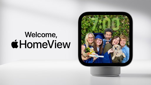Welcome Apple HomeView: Designed for life at home.