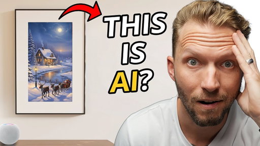 AI Meets Home Decor: The Frame That CREATES Art
