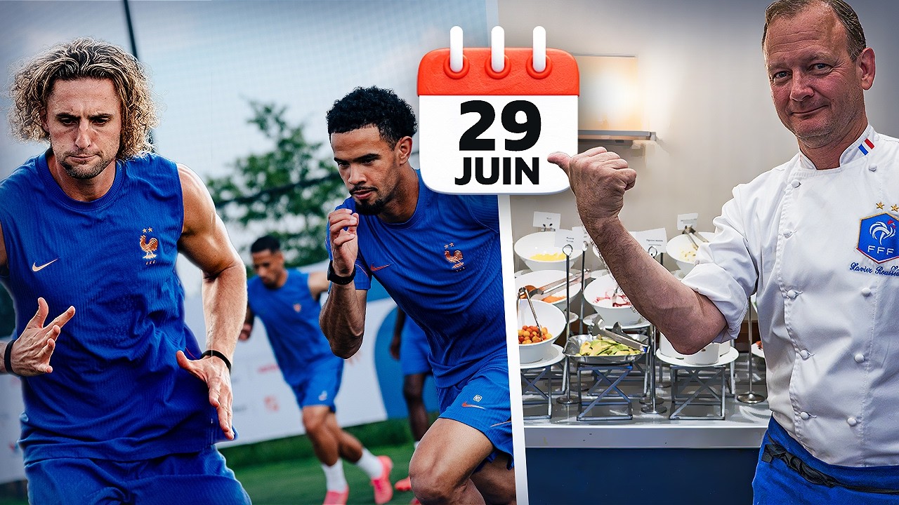 À TABLE avec les Bleus, CARNET de bord de Rabiot, séance avant FRANCE-Suède !!