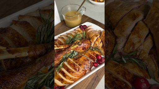 How to carve & slice a turkey ❤️🦃