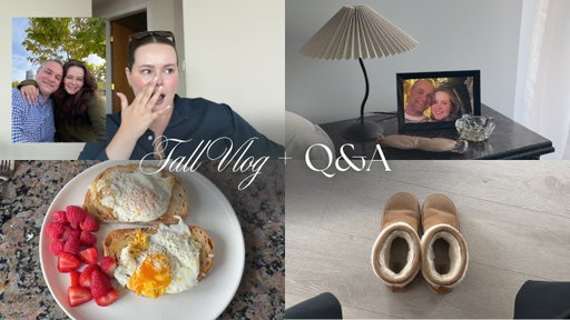 fall daily vlog: pcos breakfast, updated Q&A and unboxing PR + my new AEEZO digital picture frame