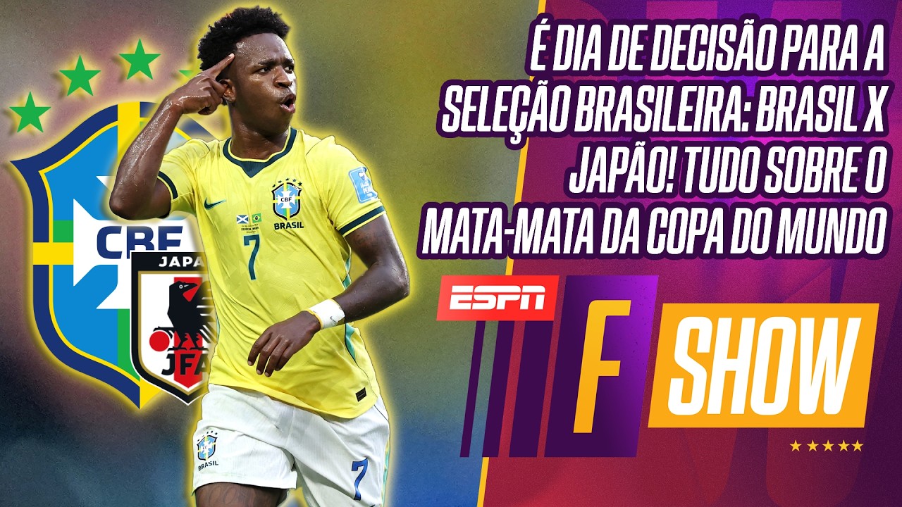 AO VIVO: BRASIL X JAPÃO E TUDO SOBRE O MATA-MATA DA COPA DO MUNDO | F SHOW