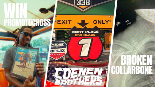 WINNING PRO MOTOCROSS WITH A BROKEN COLLARBONE 🐊 ! EP08 | COENEN'S BROTHERS
