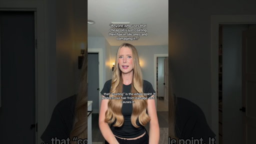 Cheap oils coat your hair in silicones and cause damage…?