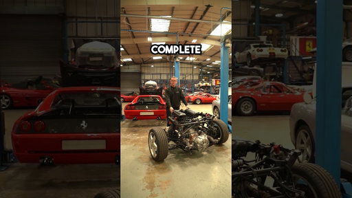 FERRARI WITH NO ENGINE?!