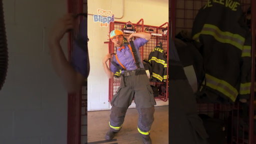 Blippi Visits a Firetruck Station