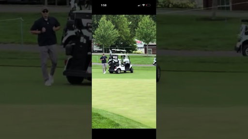 President Trump sticks one close to win another Club Championship