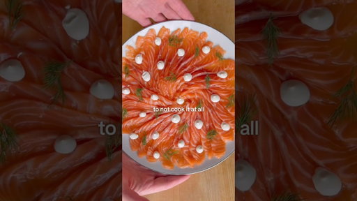 How to Make Salmon Gravlax 🐟🐟 - The Salmon Series ep. 2 #shorts #salmon #gravlax #recipe