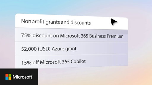 Nonprofit Grants and Discounts from Microsoft