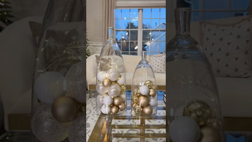 Holiday Cloche styling #home #amazonfinds shorts #christmasdecor #easydiy #centerpieceideas