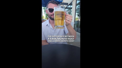 THE DIFFERENCE BETWEEN A $40K/MONTH HOST AND A $100K/MONTH HOST