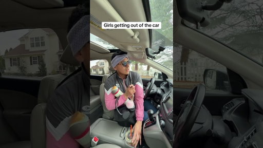 Guys vs Girls getting out of their car 😂 #funny #comedy #shorts