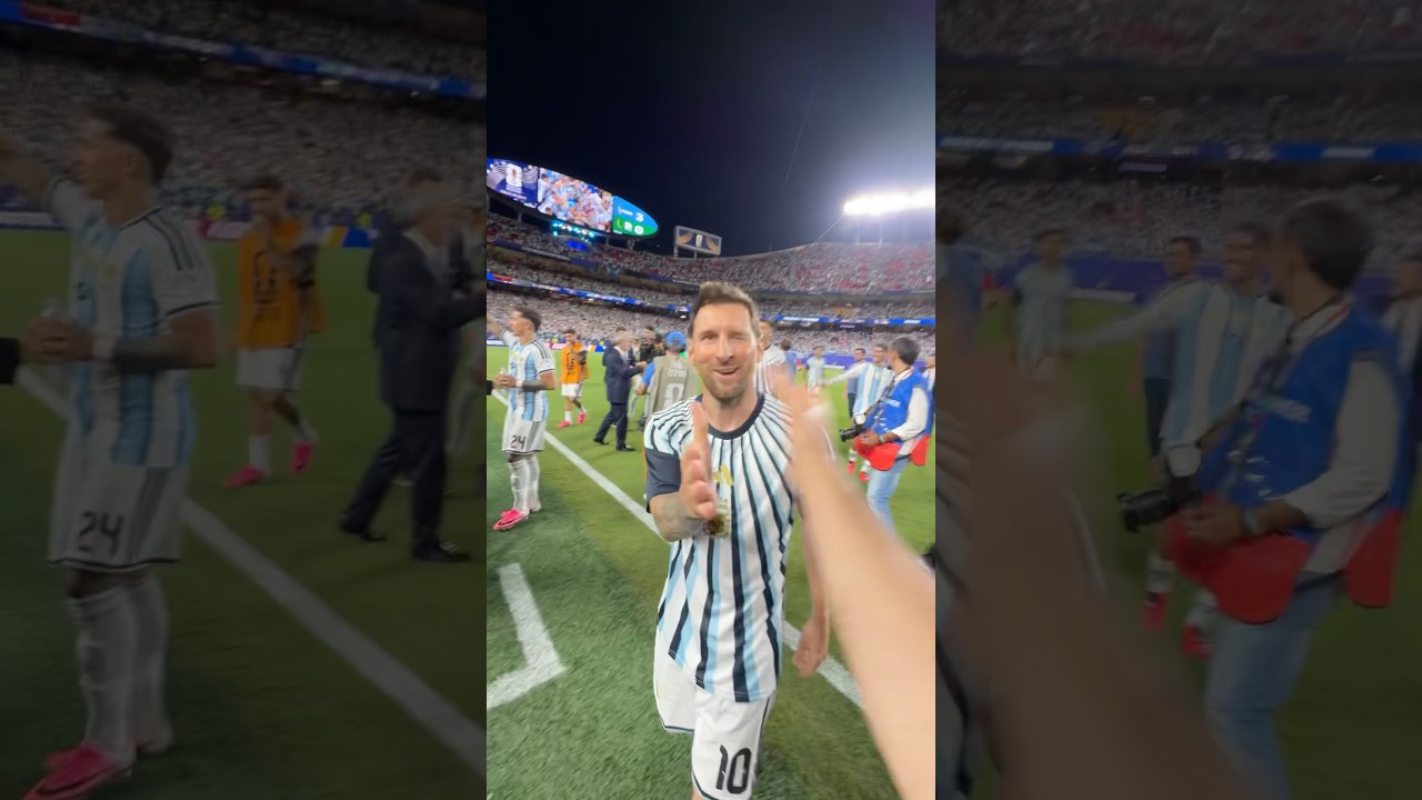 Lionel Messi scores a hat-trick against Algeria. #FIFAWorldCup #FIFAWorldCupOnYT