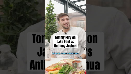 Tommy Fury’s thoughts on Anthony Joshua vs Jake Paul #boxing