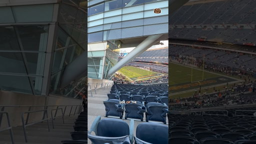 I found the single WORST seat at Soldier Field, home of the Chicago Bears! 🐻🏈