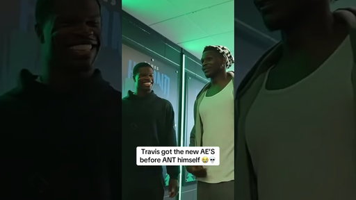 Travis gets all the drops before they come out 😂