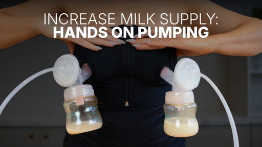 How to get MORE milk when pumping | hands on pumping to increase milk production