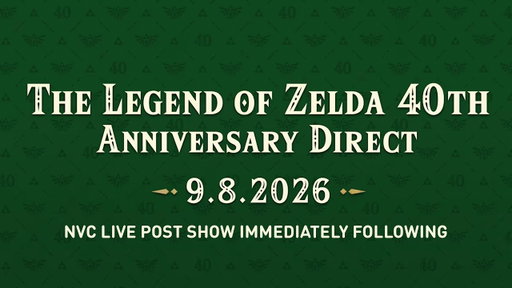 The Legend of Zelda 40th Anniversary Nintendo Direct Livestream & Watch Party