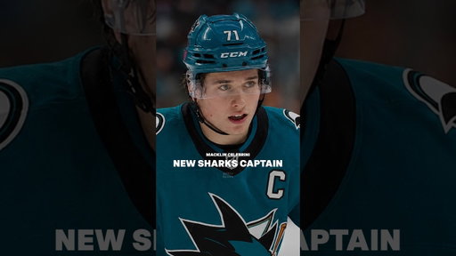 Macklin Celebrini Named Sharks Captain 🦈 | San Jose’s New Leader