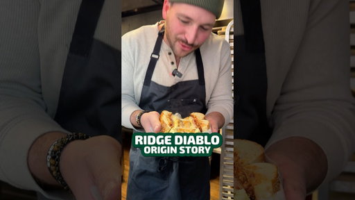the RIDGE DIABLO 🥯 Taylor ham, bacon, egg and cheese on a proper Jersey bagel