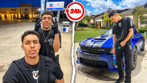 I TURNED INTO A CRASHOUT FOR 24hrs ft My Hood Twin