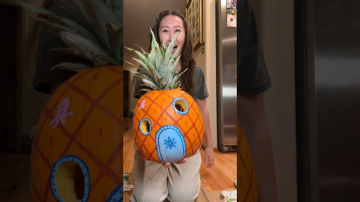 SpongeBob pumpkin!!🎃🍍 #pumpkincarving #spongebobsquarepants #halloween2025