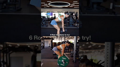 Try these 6 Row Variations 🔥💪🏼 #workoutshorts #buildmuscle #backday #backworkout
