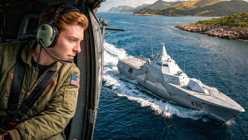 24 Hours on Sweden's $200M Stealth Warship