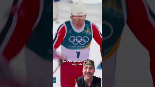 Olympic skier world record running #runner #funny #olympics #comedy #ski
