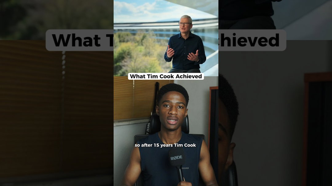 Tim Cook Leaves Apple...