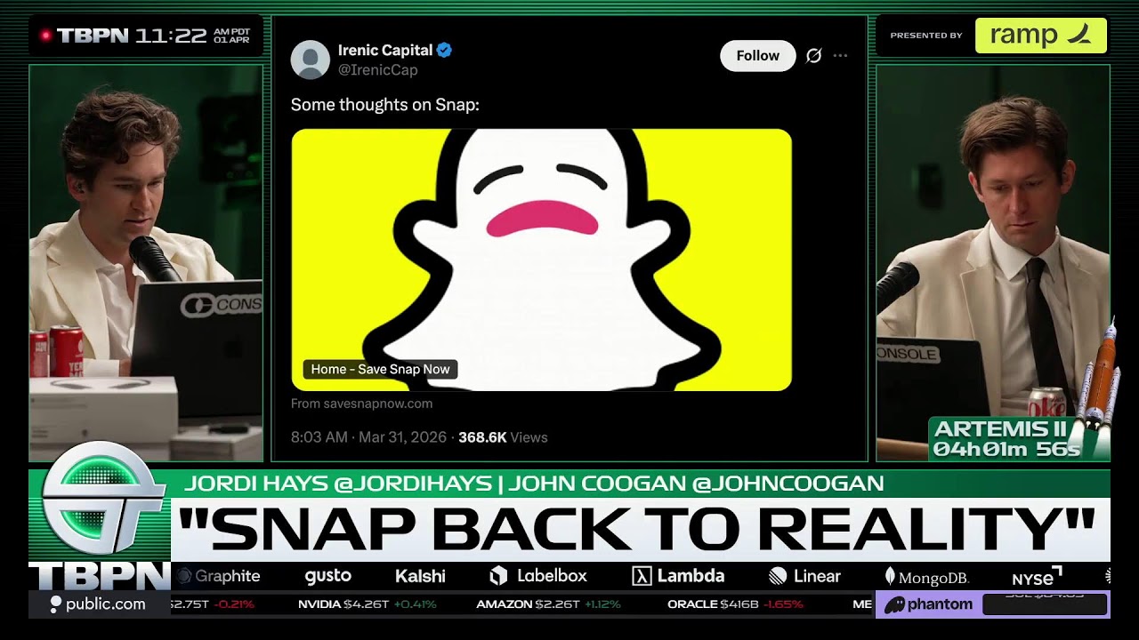 Eddy Cue Joins for Apple's 50th, Artemis Launch, Jamie Dimon's Plan, Save Snap Now, SpaceX IPO