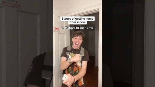 Stages of Getting Home from School 🏫