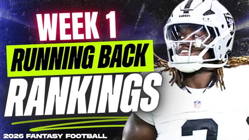 🔥 NEW TOP 30 RB RANKINGS for Week 1 Fantasy Football 🚀 | Fantasy Football Rankings