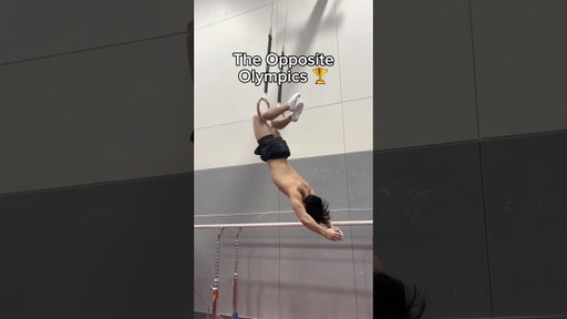 THE OPPOSITE OLYMPICS 🔥#olympics #gymnastics #gymnast #sports #olympic