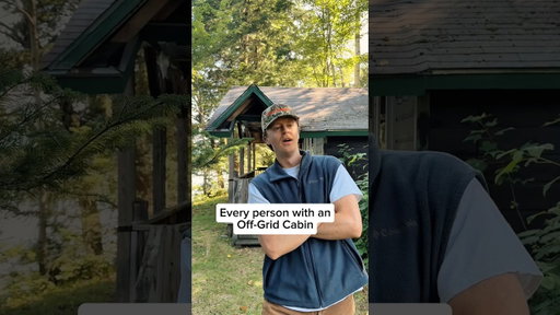 It might be old but it’s got good bones #offgrid #lakehouse #cabin #outdoors #comedy