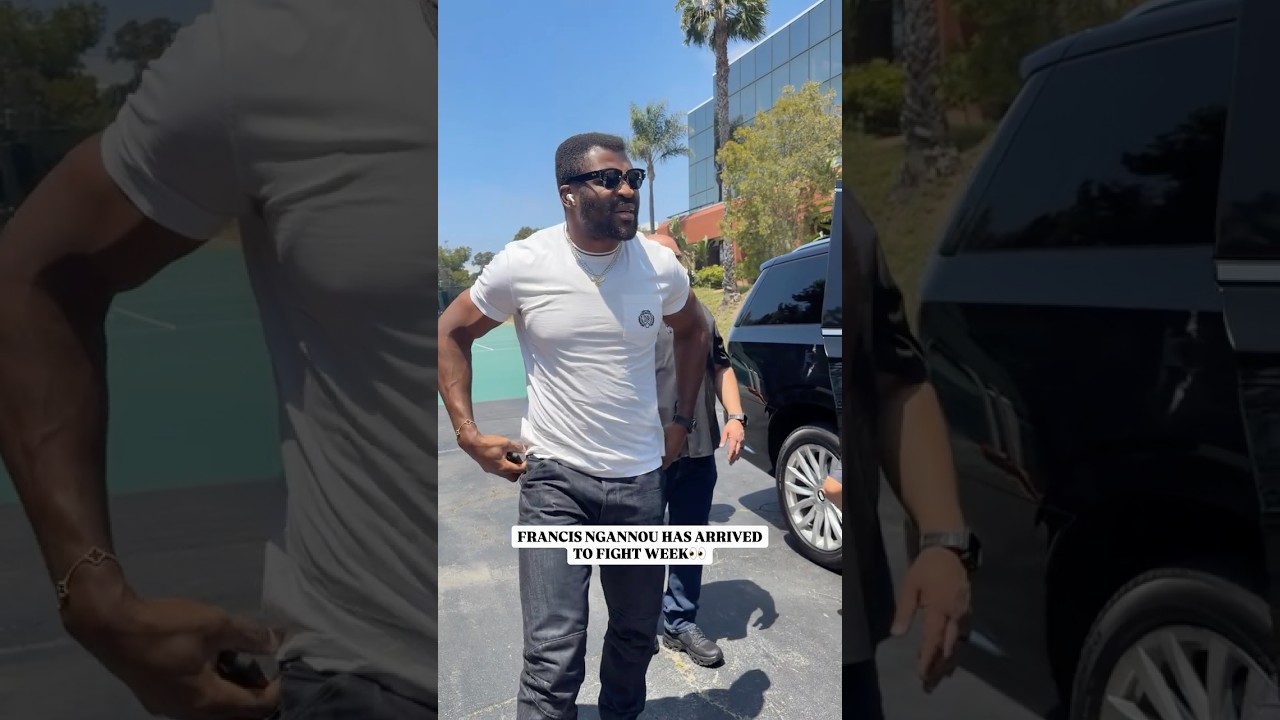 FRANCIS NGANNOU ARRIVES TO MVP MMA FIGHT WEEK 🤯🔥