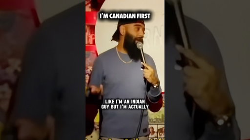 But also any race can get it.. for  Canada 🇨🇦 😂 #standupcomedy #comedy #canada #indian #canadian