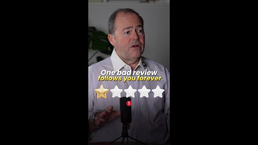 One bad review follows you forever