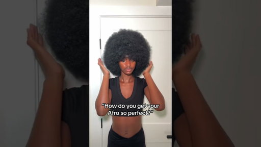 My secret to getting the perfect afro 😊 #afro #afrohair #naturalhair #naturalhairstyles