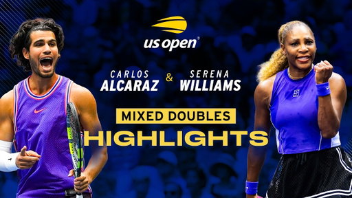 Carlos Alcaraz & Serena Williams | Round 1 of Mixed Doubles | Highlights | #USOpen 2026