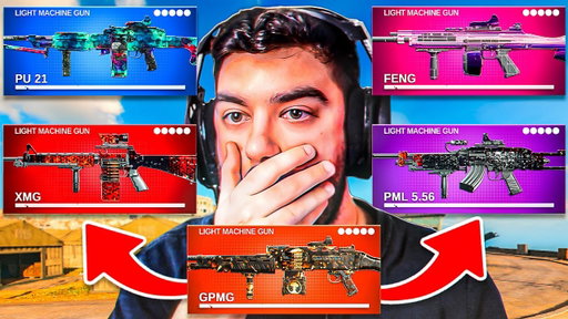 Winning with EVERY LMG on Rebirth Island Warzone!