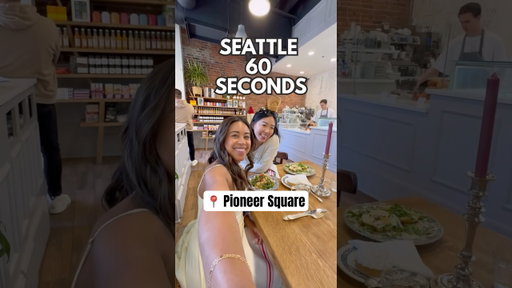 Seattle in 60 Seconds: Explore Pioneer Square | Downtown Seattle #seattle #pnw Seattle Influencer