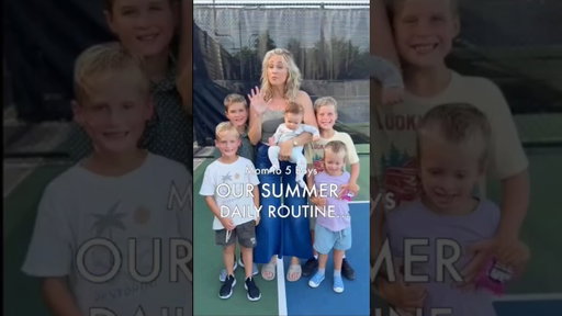 Mom To 5 Boys Our Summer Daily Routine #dayinmylife #babygear #babybasics #babyootd #momtok #shorts