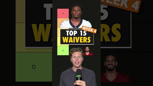 Waiver Wire Targets - Week 4 🎯