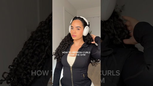 Curly girl gym fresh routine @amikanyccurlyhair #amikapartner