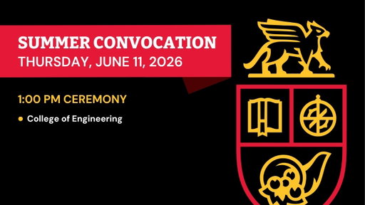 U of G Convocation - June 11, 2026 at 1:00 PM | COE