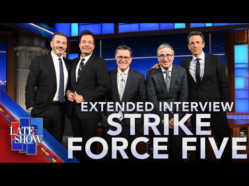 Strike Force Five Is And Always Will Be: Kimmel, Fallon, Meyers, Oliver and Colbert