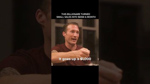 This billionaire discovered the secret to millions:small sales… repeated nonstop.
