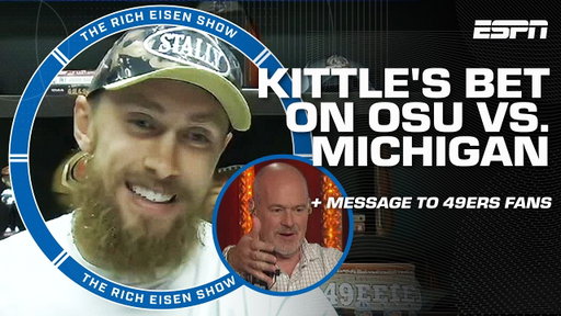George Kittle talks 49ers, CMC & Kelce + Bets on Michigan vs. Iowa 👀 | The Rich Eisen Show